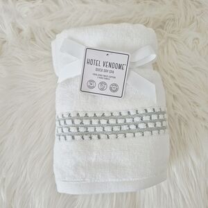 Hotel Vendome 2pc Towel Sets Quick Dry Spa 100% Zero twist cotton Hand Towel